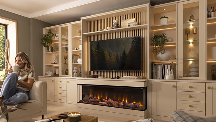 8 ideas for creating storage around a fireplace | Sharps