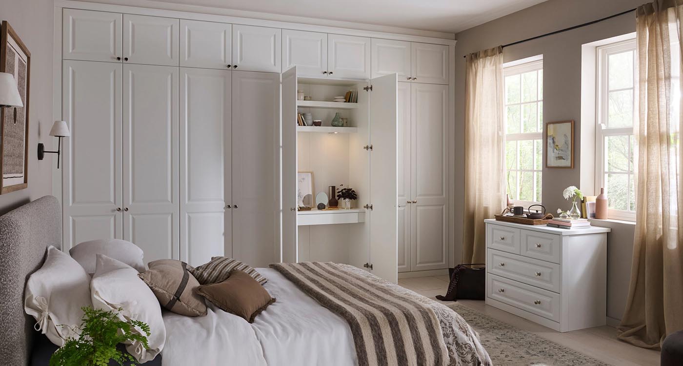Wardrobe with dressing table ideas for every bedroom | Sharps