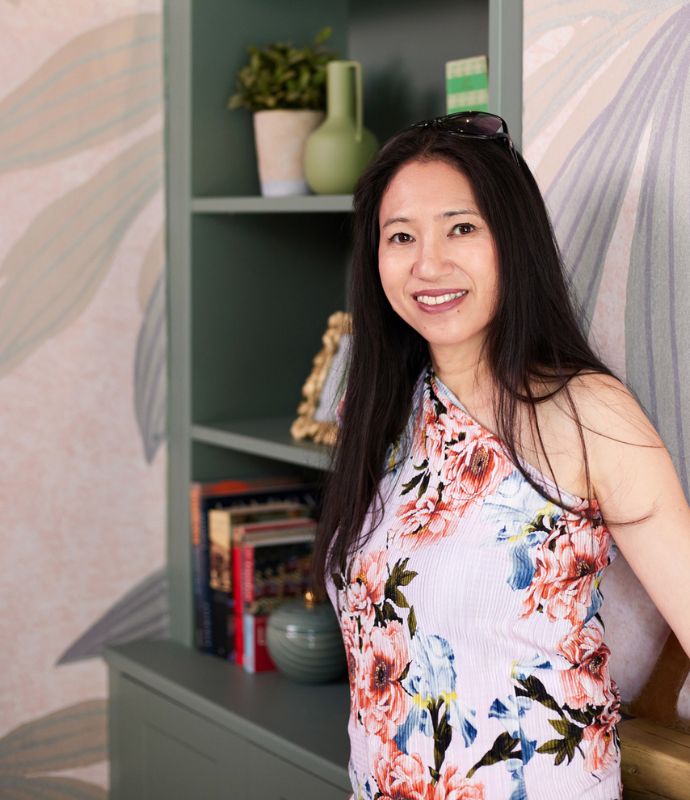 A beautiful alcove transformation in Willow Green