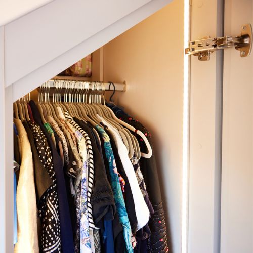 Customised storage for Influencer Amy Davies Pereira's awkward corner ...