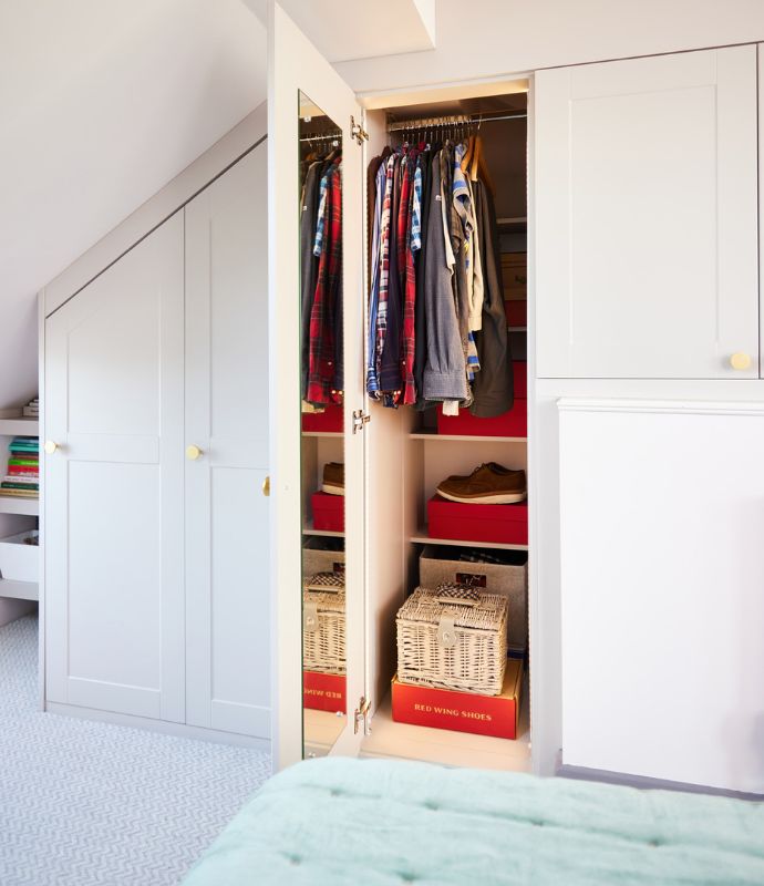 Customised storage for Influencer Amy Davies Pereira's awkward corner ...