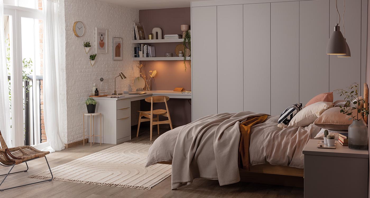 Expert guide to creating a bedroom home office