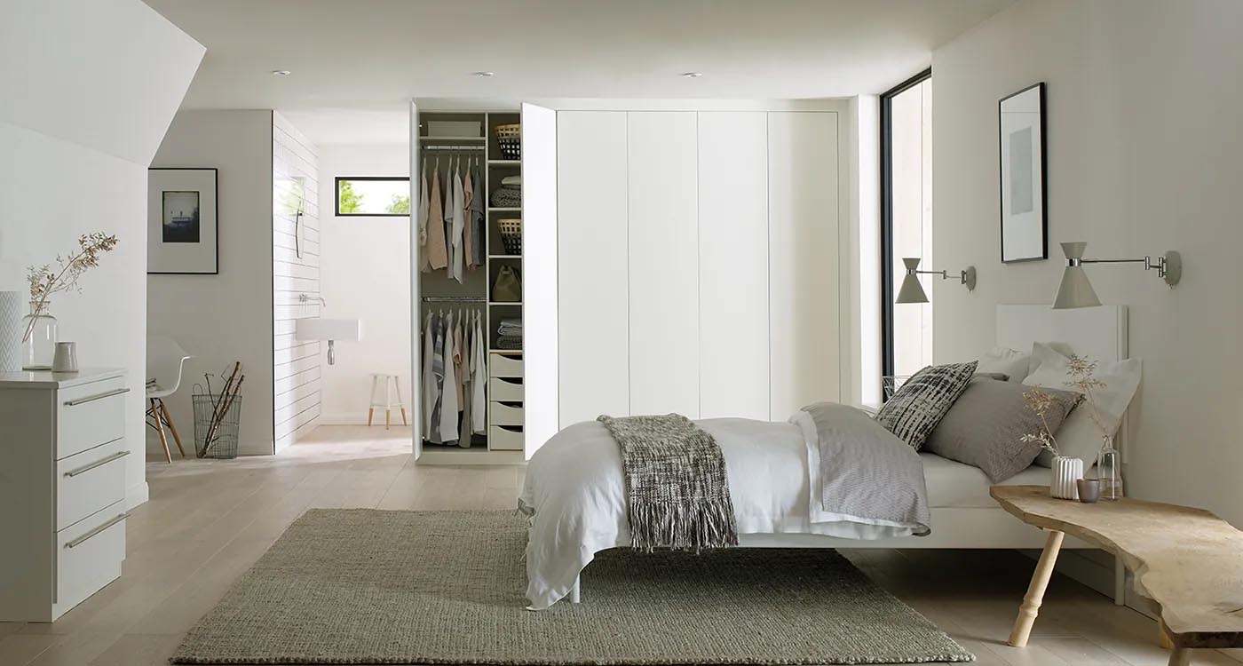 White Fitted Wardrobes Sharps