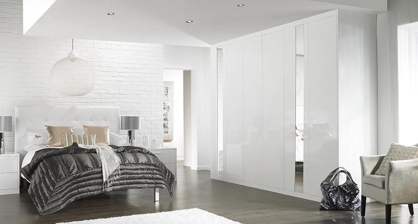 White Fitted Wardrobes Sharps
