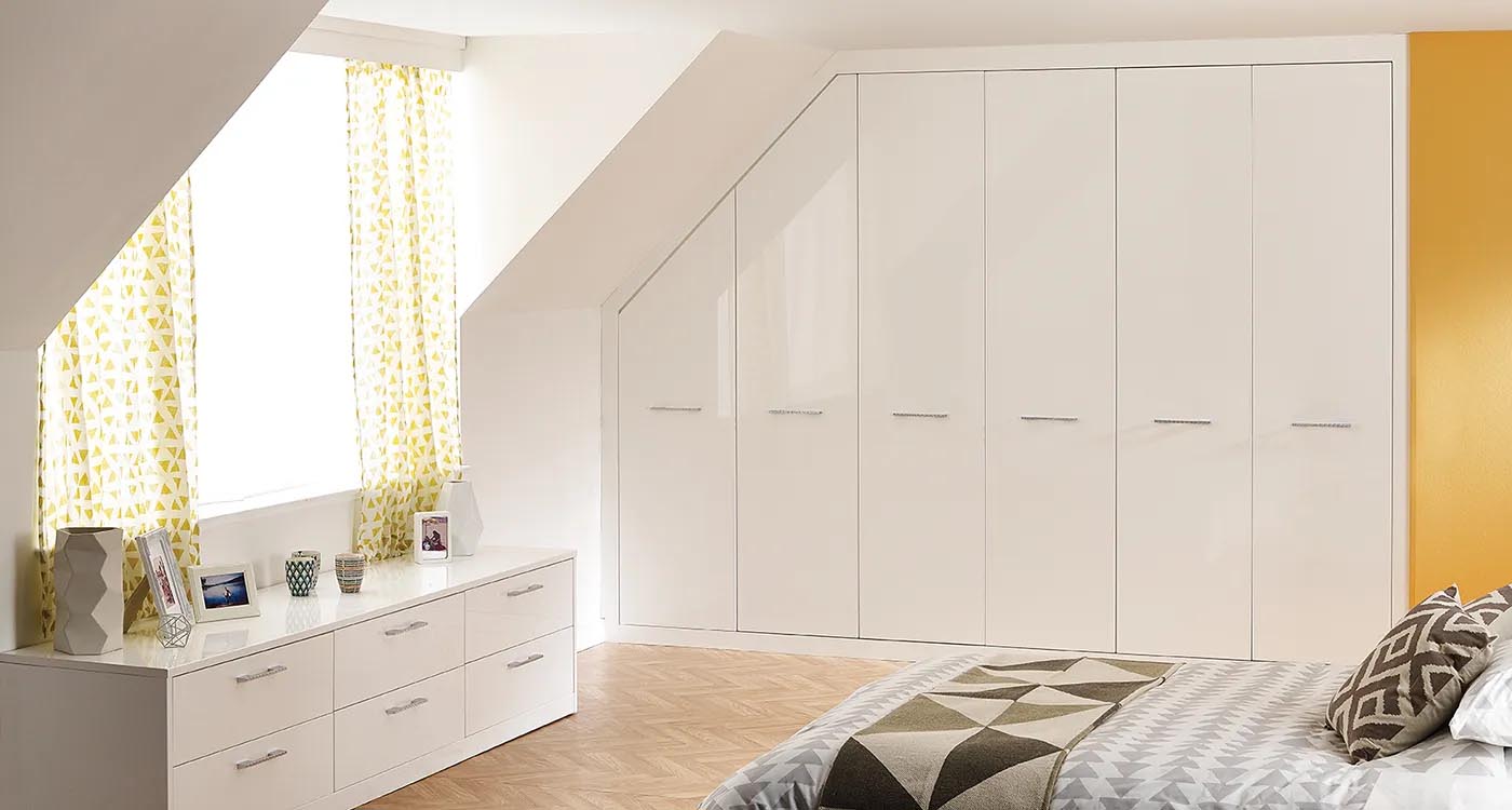 White Fitted Wardrobes Sharps