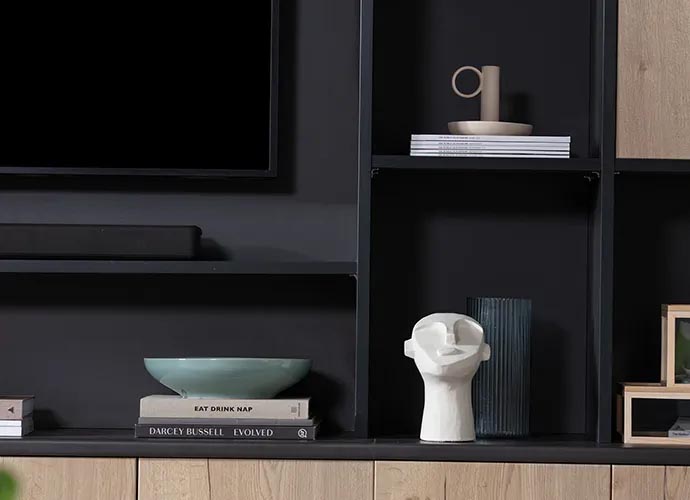 Modern Living Room TV Units and Fitted Furniture | Fusion | Sharps