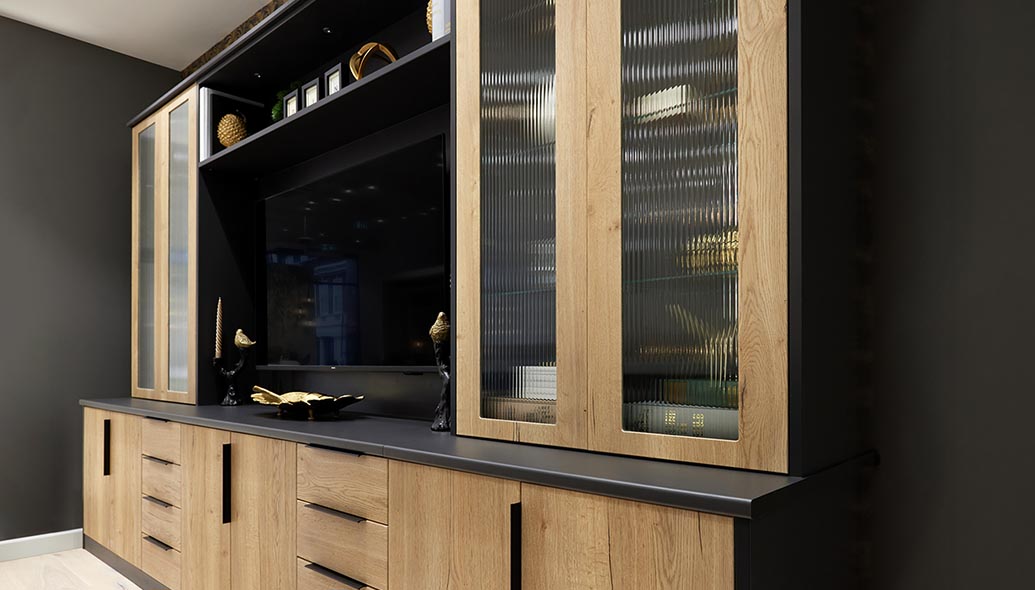 Modern Living Room TV Units and Fitted Furniture | Fusion | Sharps